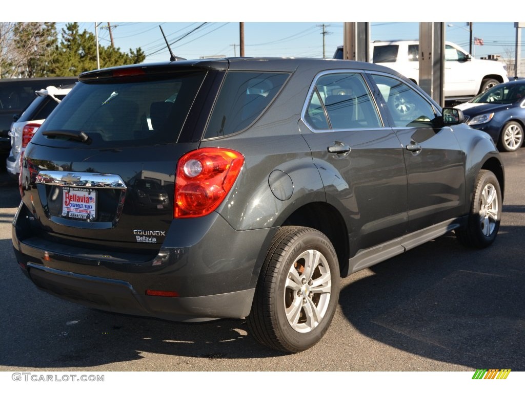 2013 Equinox LS AWD - Ashen Gray Metallic / Light Titanium/Jet Black photo #4