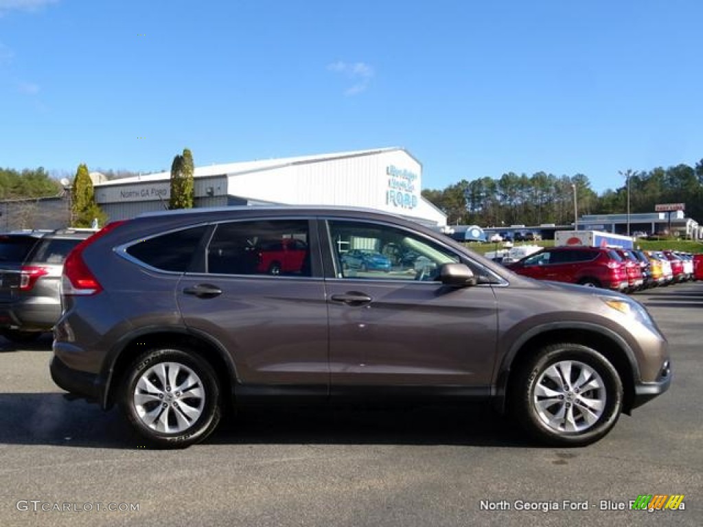 2012 CR-V EX-L - Urban Titanium Metallic / Black photo #6