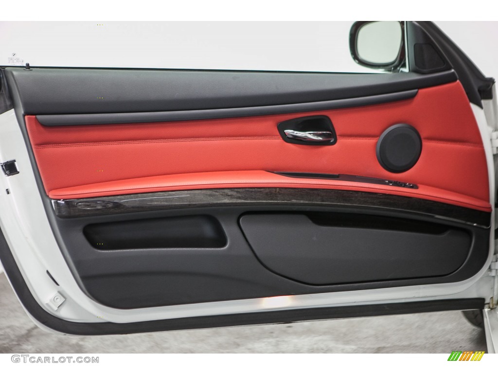 2013 3 Series 335i Coupe - Alpine White / Coral Red/Black photo #21