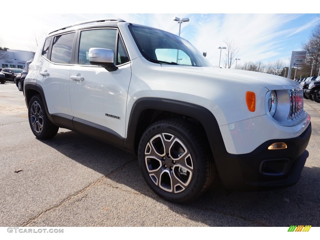 2016 Renegade Limited - Alpine White / Black photo #4