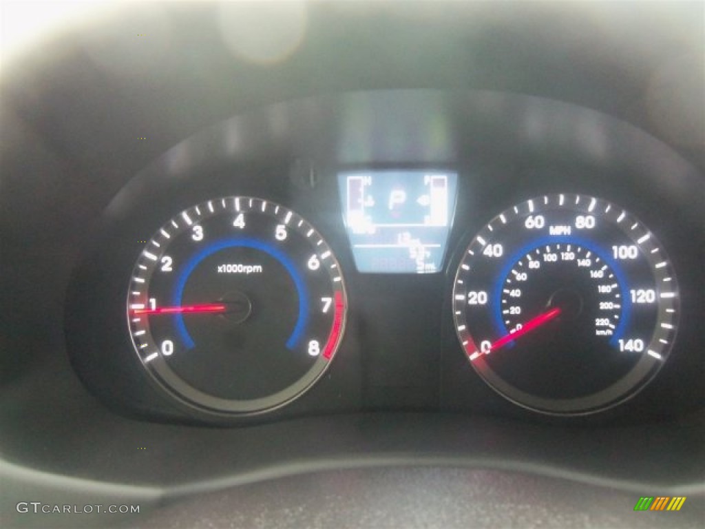 2016 Accent SE Hatchback - Vitamin C / Black photo #23