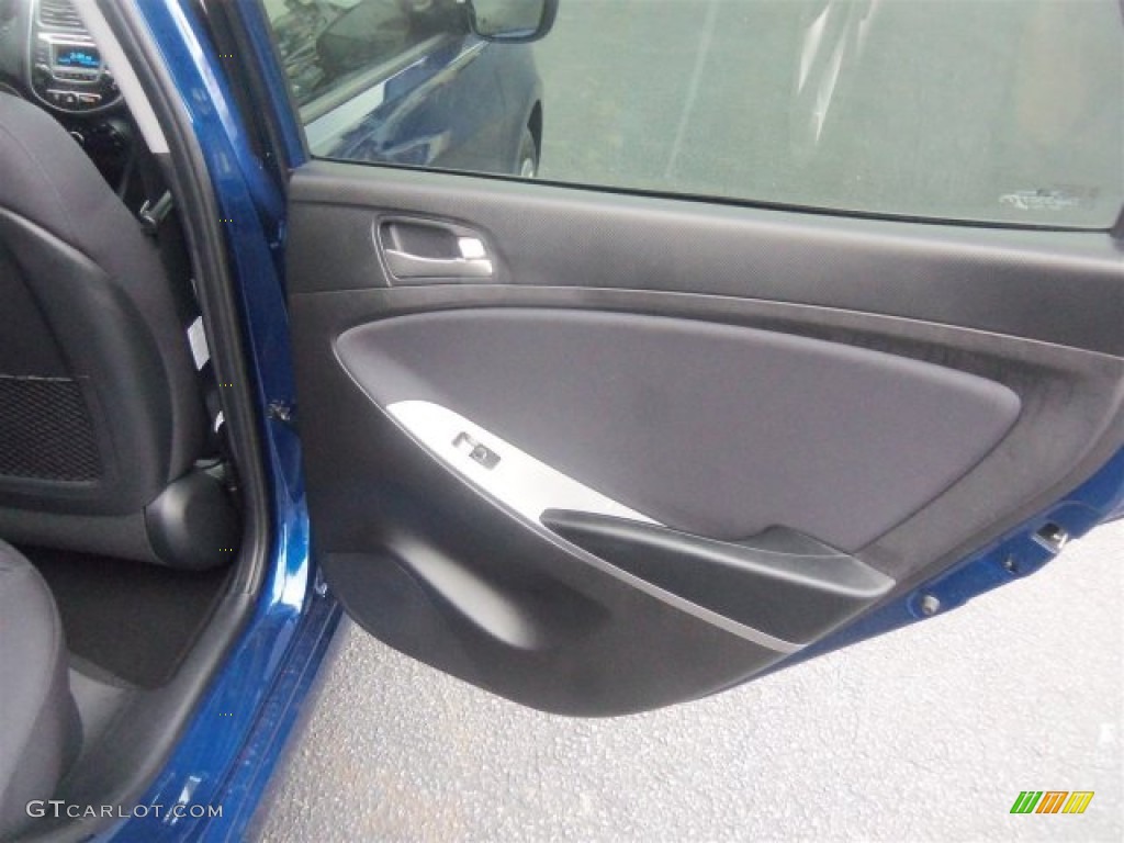 2016 Accent SE Hatchback - Pacific Blue / Black photo #15