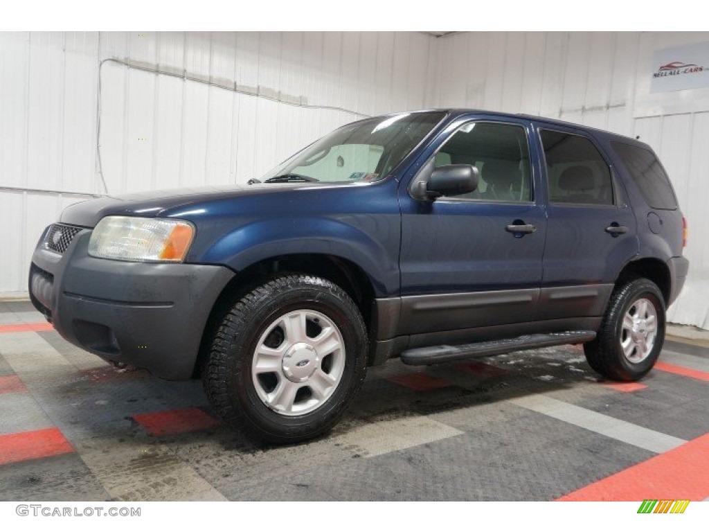 2003 Escape XLT V6 - True Blue Metallic / Medium Dark Flint photo #2