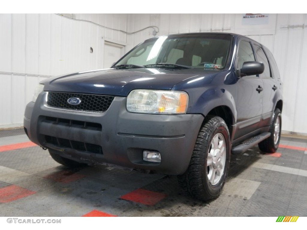 2003 Escape XLT V6 - True Blue Metallic / Medium Dark Flint photo #3