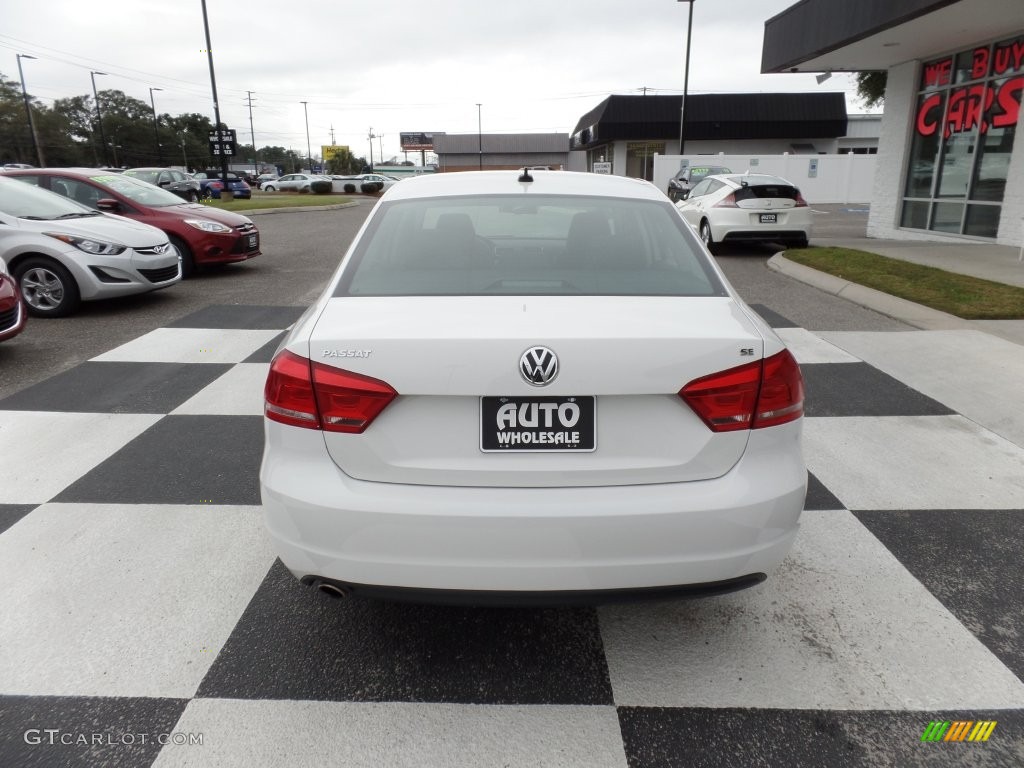 2014 Passat 2.5L SE - Candy White / Titan Black photo #4