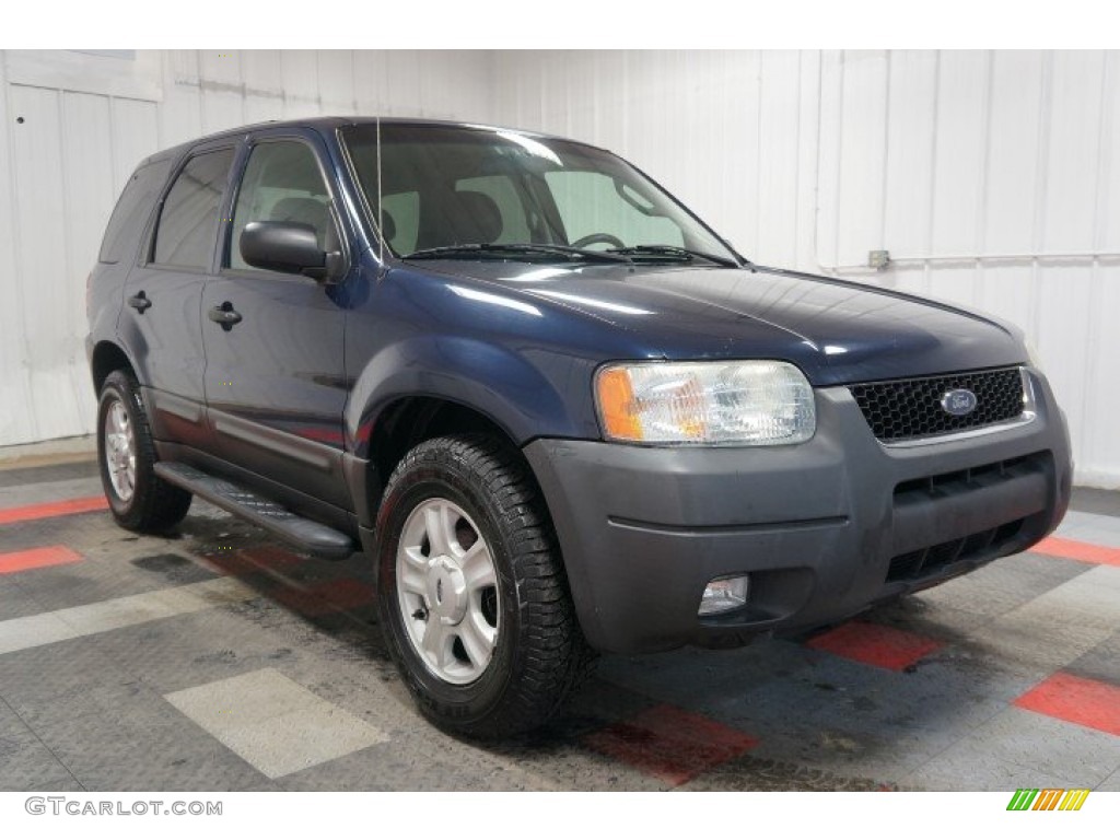 2003 Escape XLT V6 - True Blue Metallic / Medium Dark Flint photo #5