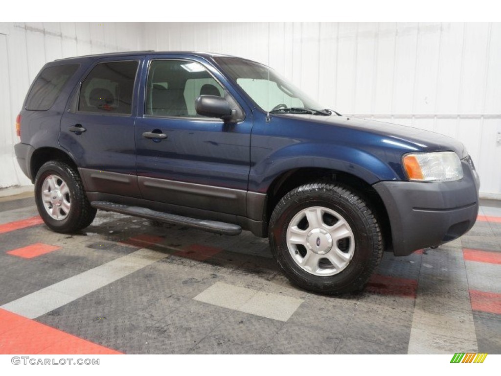 2003 Escape XLT V6 - True Blue Metallic / Medium Dark Flint photo #6