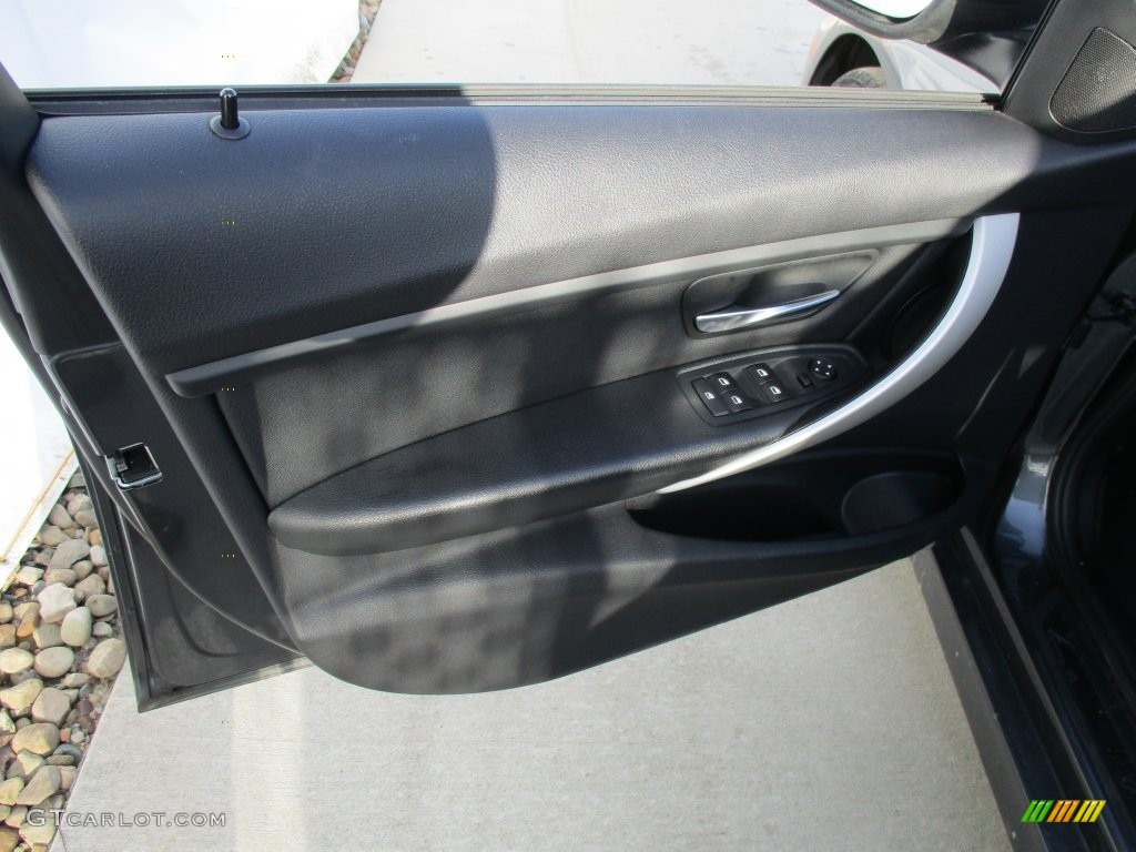2013 3 Series 320i xDrive Sedan - Mineral Grey Metallic / Black photo #7