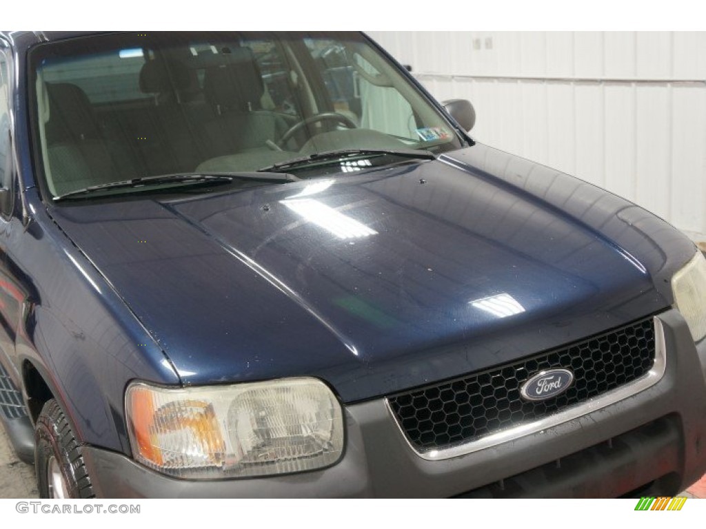 2003 Escape XLT V6 - True Blue Metallic / Medium Dark Flint photo #50