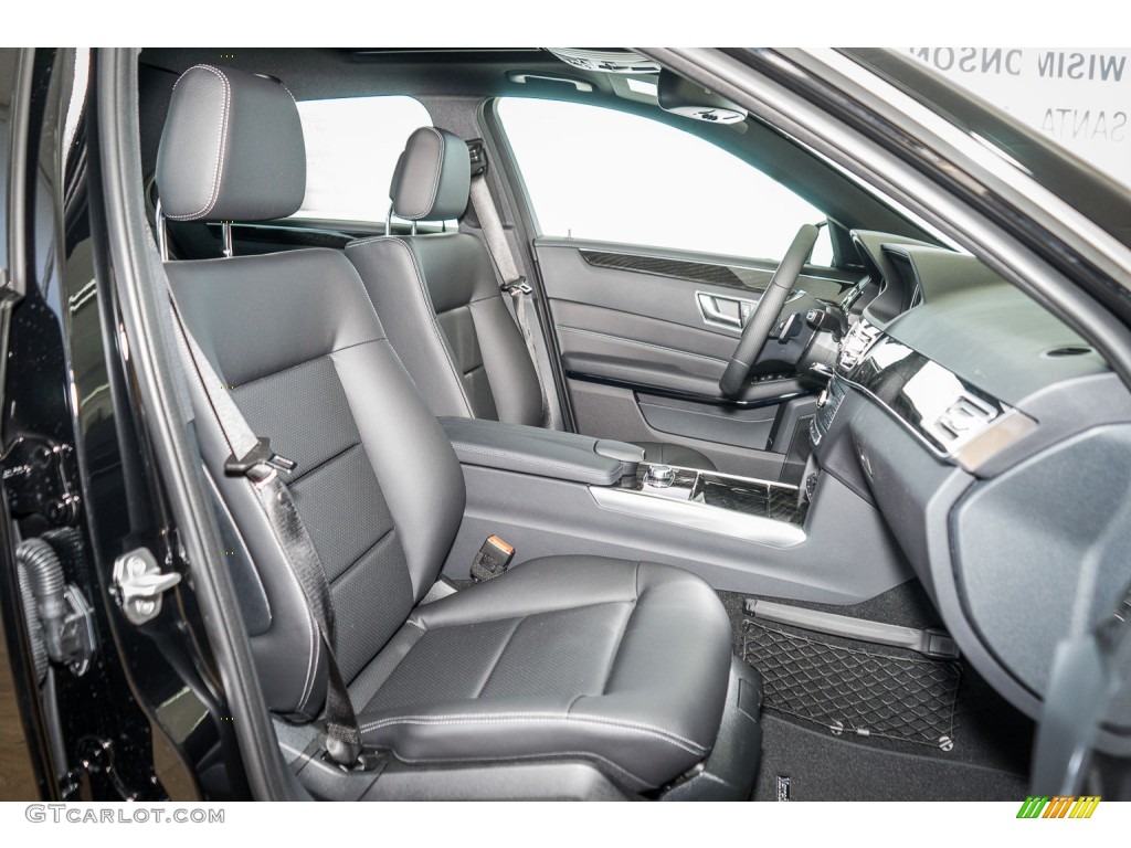 2016 E 350 Sedan - Black / Black photo #2