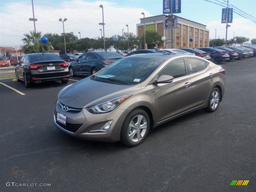 2016 Elantra Value Edition - Desert Bronze / Beige photo #8