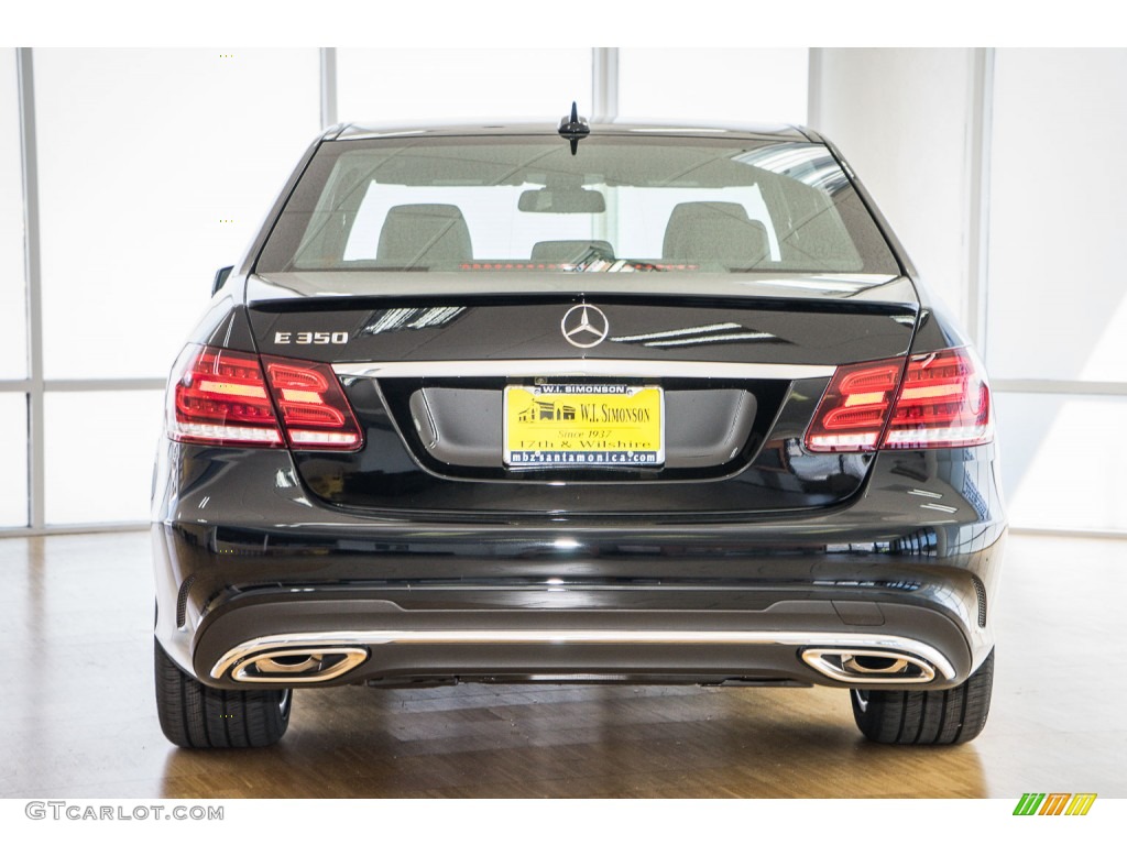 2016 E 350 Sedan - Black / Black photo #4