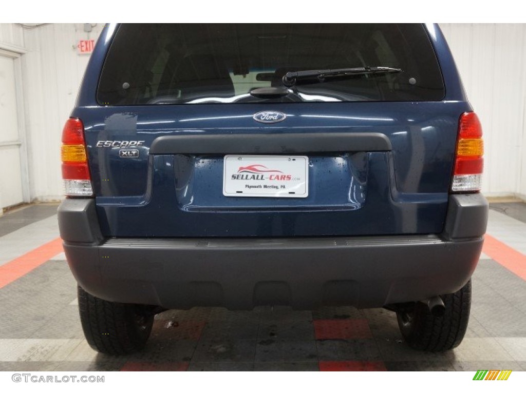 2003 Escape XLT V6 - True Blue Metallic / Medium Dark Flint photo #67