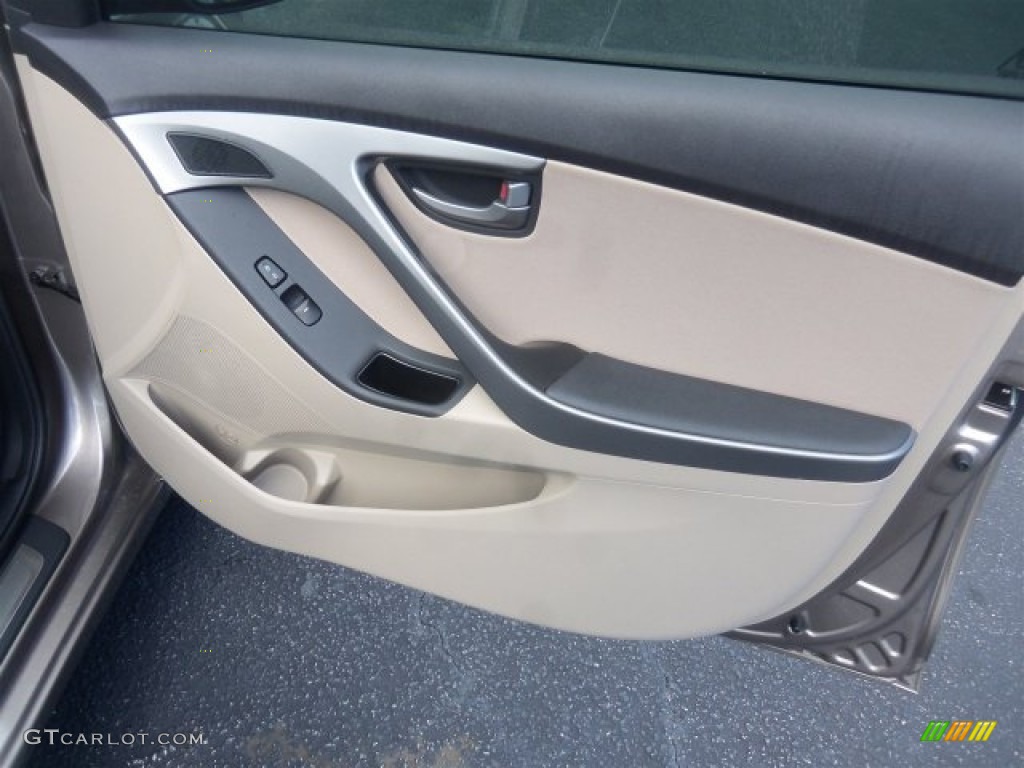 2016 Elantra Value Edition - Desert Bronze / Beige photo #15