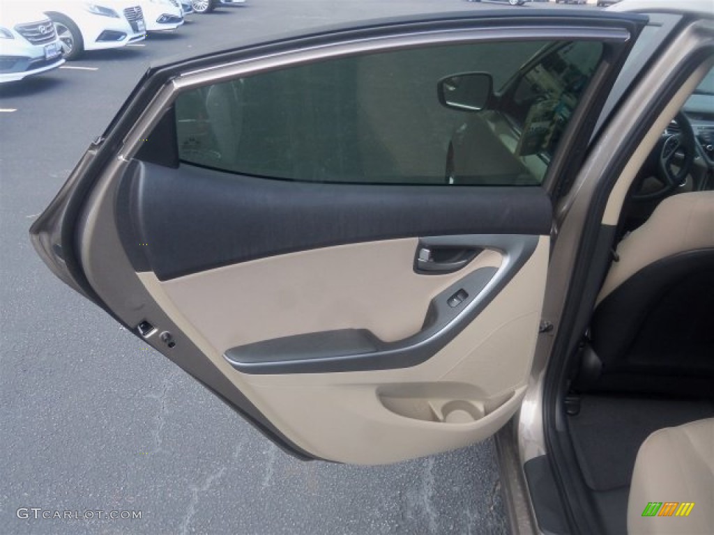 2016 Elantra Value Edition - Desert Bronze / Beige photo #21