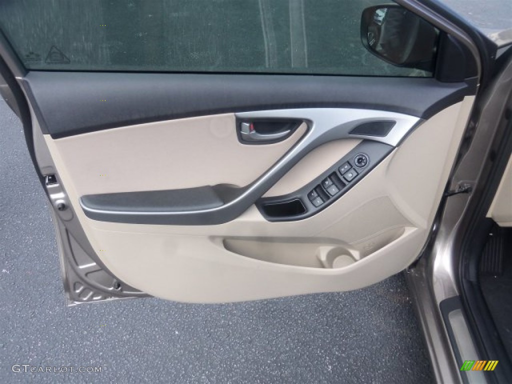 2016 Elantra Value Edition - Desert Bronze / Beige photo #22