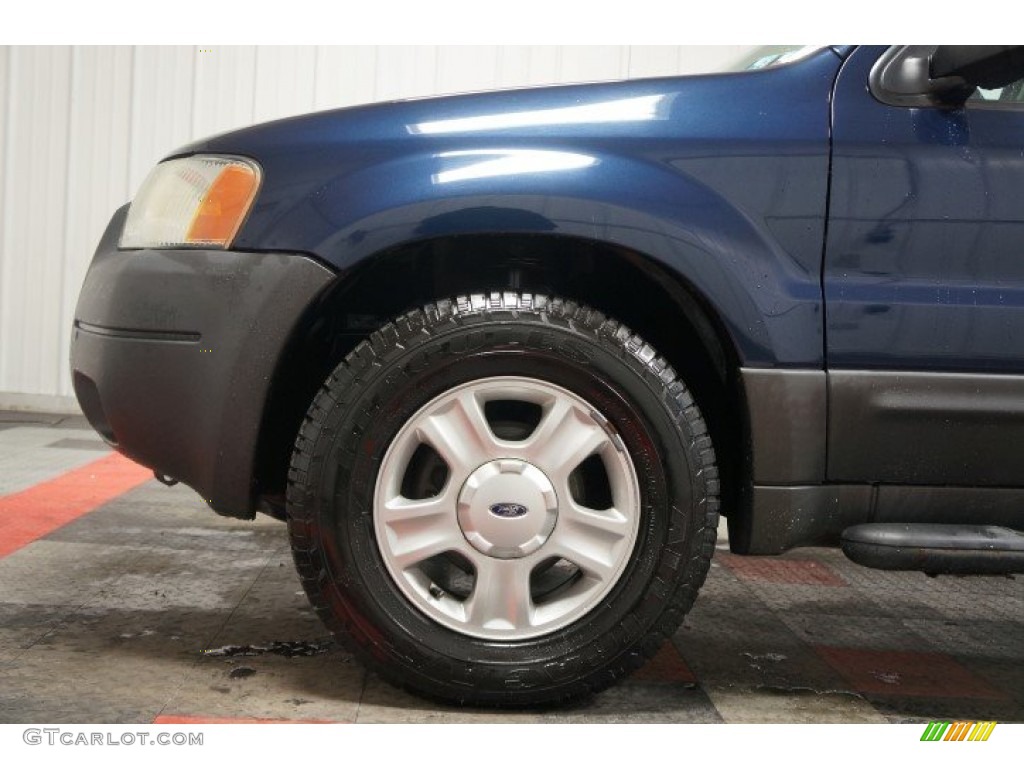 2003 Escape XLT V6 - True Blue Metallic / Medium Dark Flint photo #78