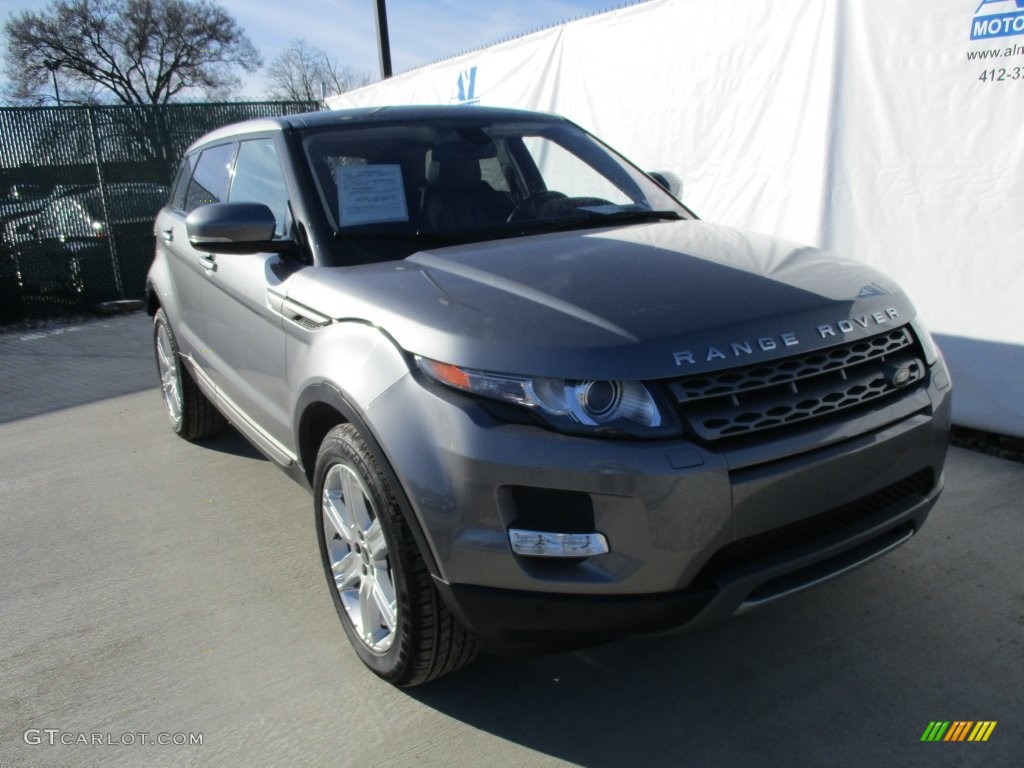 2013 Range Rover Evoque Pure - Orkney Grey Metallic / Ebony photo #5