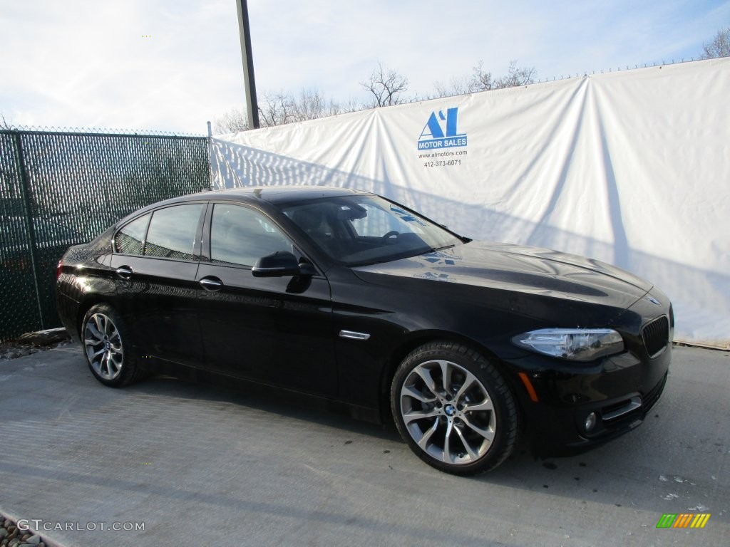 2016 5 Series 528i xDrive Sedan - Jet Black / Black photo #1