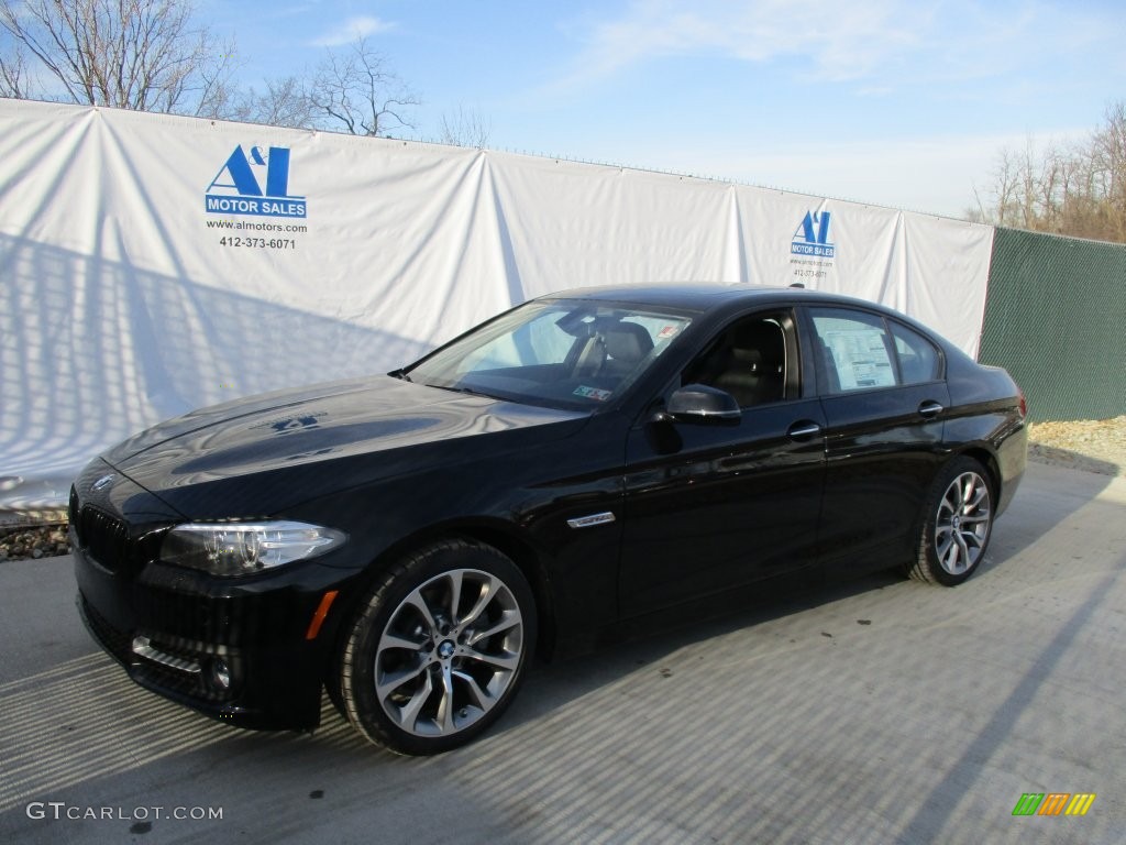 2016 5 Series 528i xDrive Sedan - Jet Black / Black photo #8