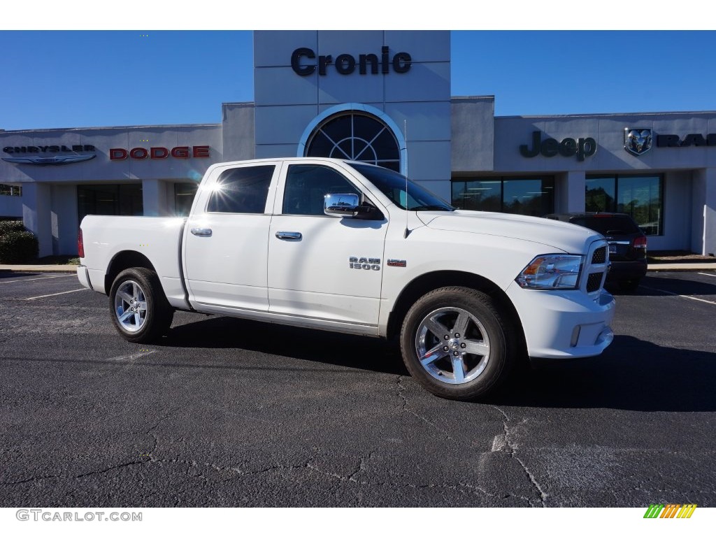 2014 1500 Express Crew Cab - Bright White / Black/Diesel Gray photo #1