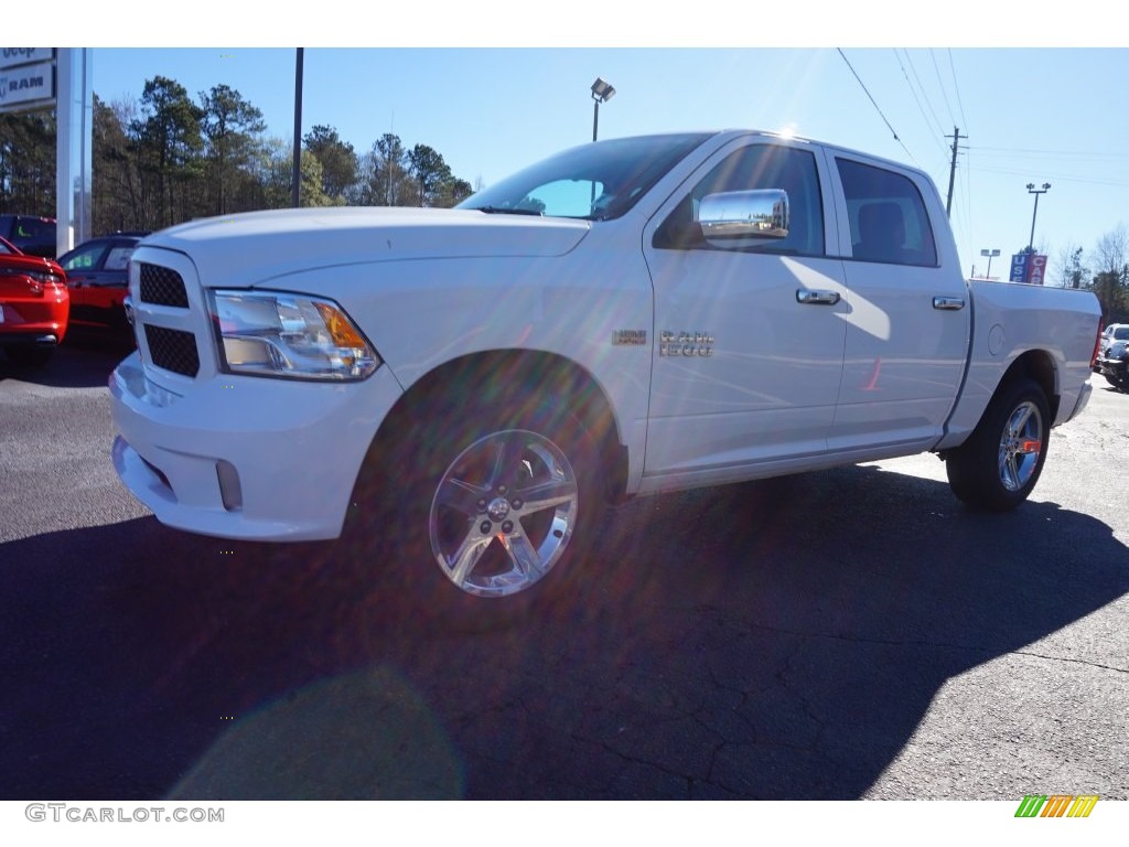 2014 1500 Express Crew Cab - Bright White / Black/Diesel Gray photo #3