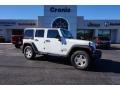 2016 Bright White Jeep Wrangler Unlimited Sport 4x4  photo #1