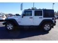2016 Bright White Jeep Wrangler Unlimited Sport 4x4  photo #4