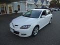 2008 Crystal White Pearl Mica Mazda MAZDA3 s Touring Hatchback  photo #3