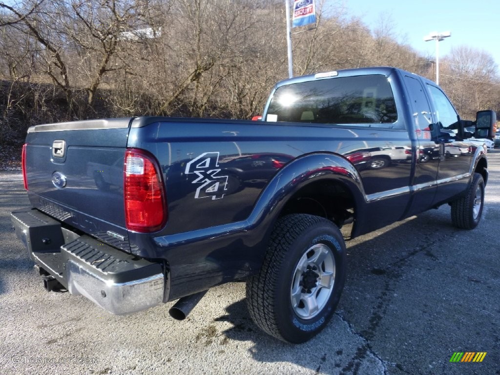 2016 F250 Super Duty XLT Super Cab 4x4 - Blue Jeans Metallic / Steel photo #3