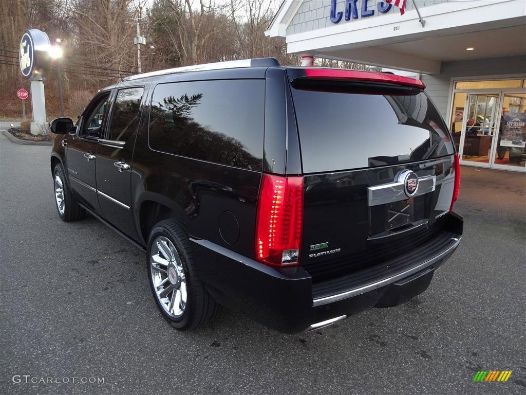 2012 Escalade ESV Platinum AWD - Black Raven / Ebony/Ebony photo #5