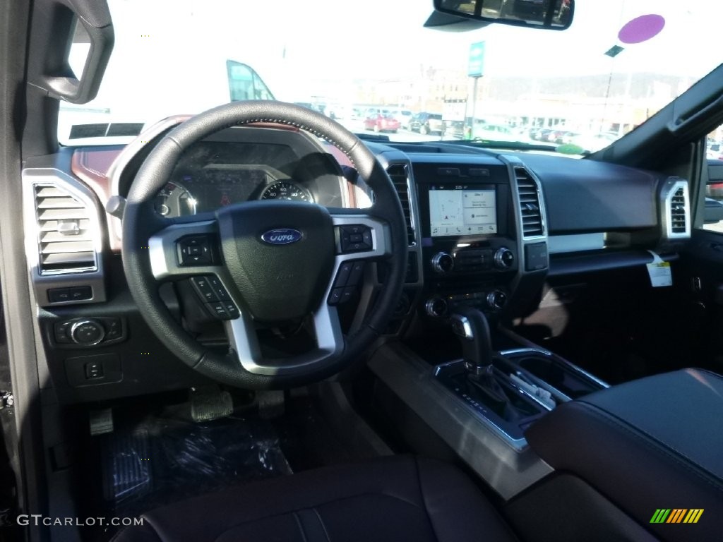 2016 F150 Platinum SuperCrew 4x4 - Shadow Black / Platinum Brunello photo #12