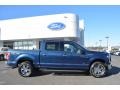 2016 Blue Jeans Ford F150 XLT SuperCrew 4x4  photo #2