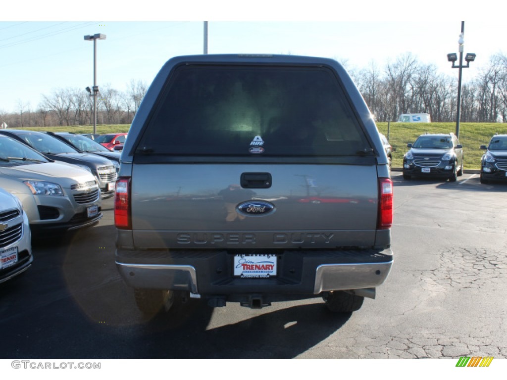 2010 F350 Super Duty Lariat Crew Cab 4x4 - Sterling Grey Metallic / Ebony photo #6