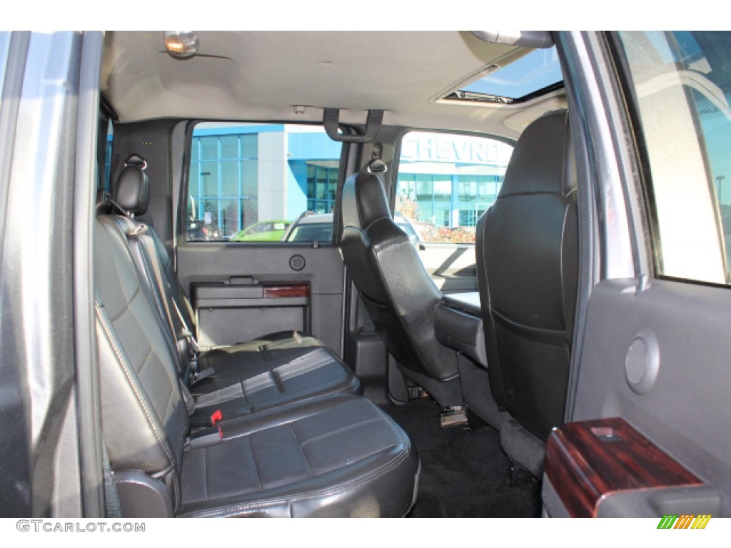 2010 F350 Super Duty Lariat Crew Cab 4x4 - Sterling Grey Metallic / Ebony photo #9