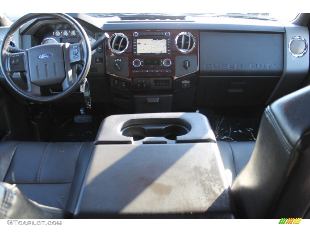 2010 F350 Super Duty Lariat Crew Cab 4x4 - Sterling Grey Metallic / Ebony photo #10