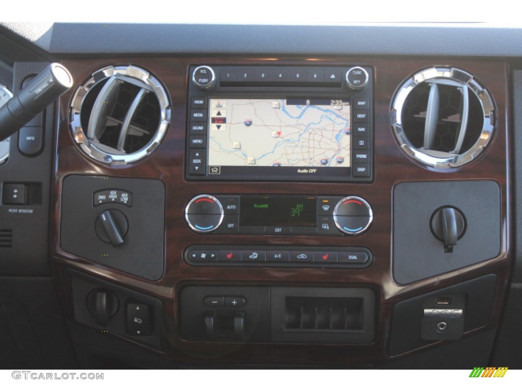 2010 F350 Super Duty Lariat Crew Cab 4x4 - Sterling Grey Metallic / Ebony photo #12