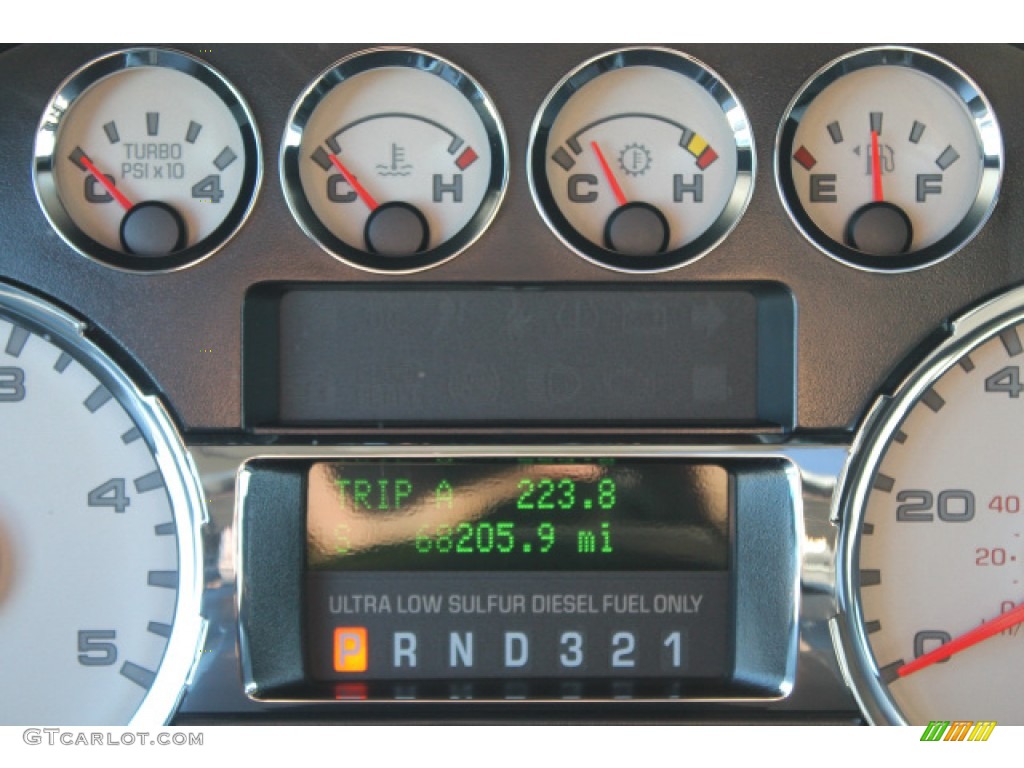 2010 F350 Super Duty Lariat Crew Cab 4x4 - Sterling Grey Metallic / Ebony photo #14