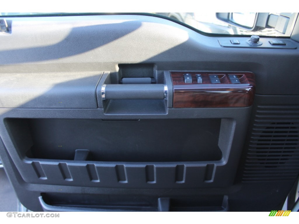 2010 F350 Super Duty Lariat Crew Cab 4x4 - Sterling Grey Metallic / Ebony photo #15