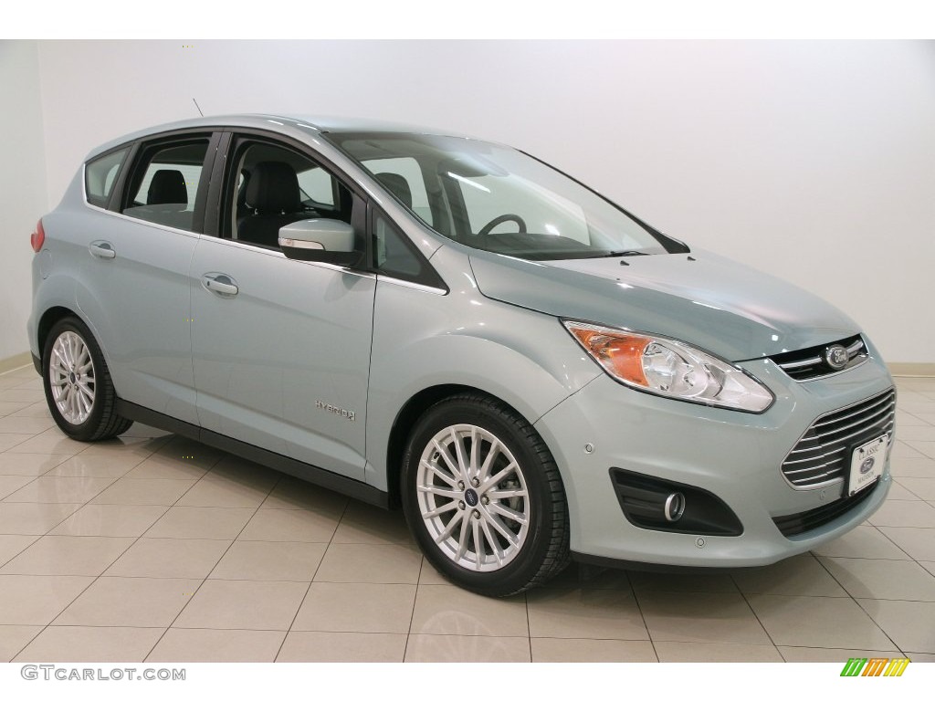 2013 C-Max Hybrid SEL - Ice Storm / Charcoal Black photo #1