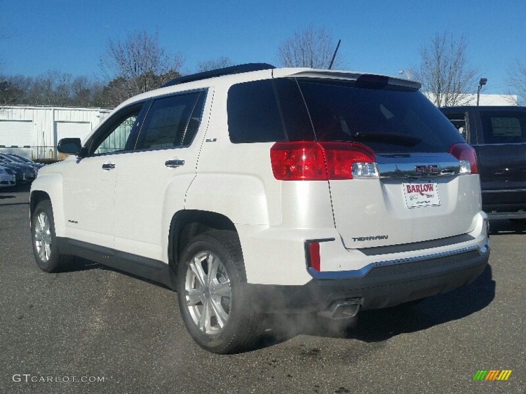 2016 Terrain SLE - White Frost Tricoat / Jet Black photo #4