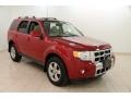 Sangria Red Metallic 2009 Ford Escape Limited V6 4WD