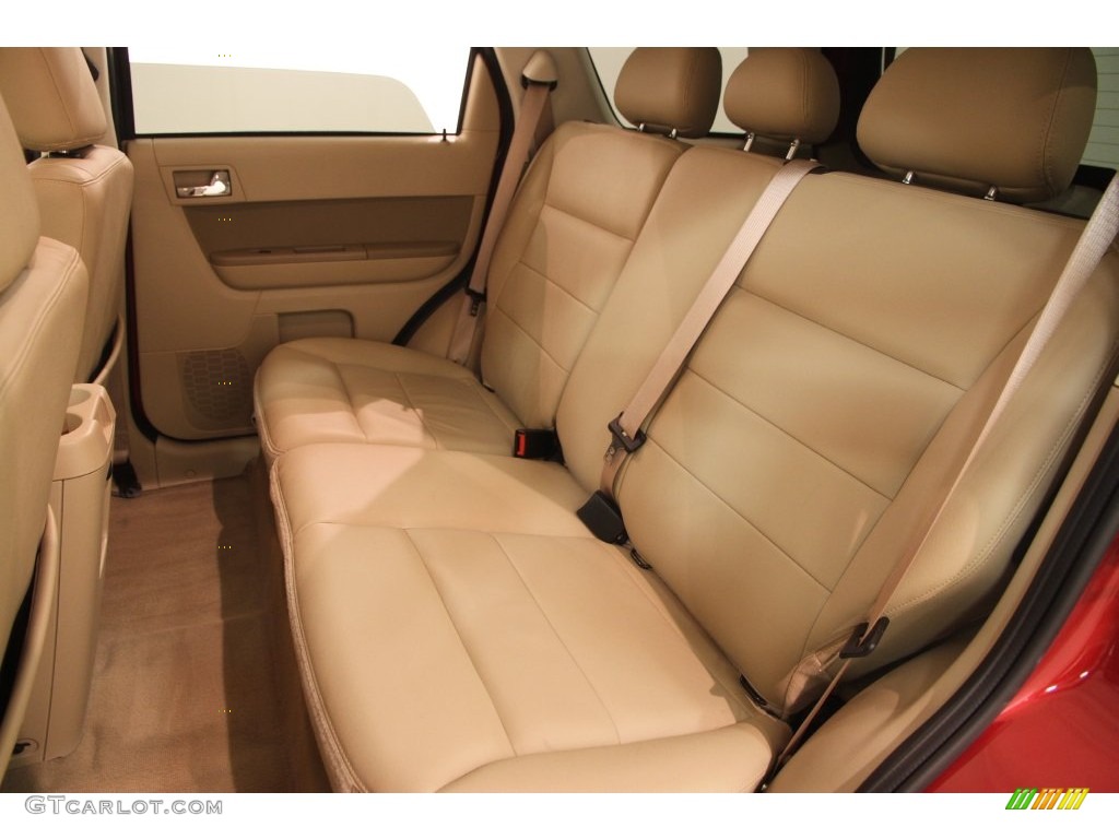 2009 Escape Limited V6 4WD - Sangria Red Metallic / Camel photo #12