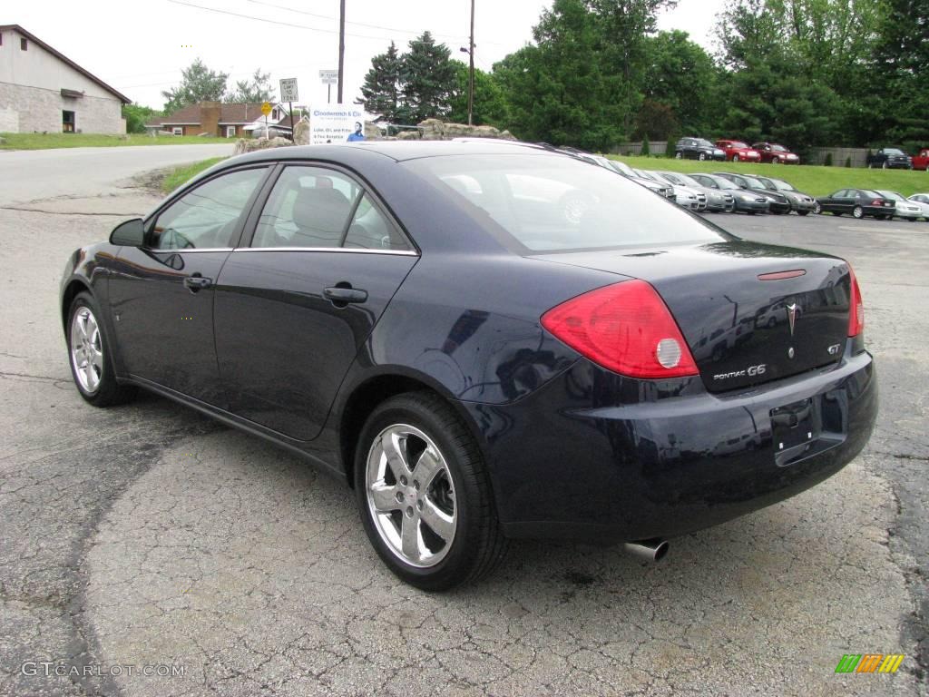 2008 G6 GT Sedan - Midnight Blue Metallic / Ebony Black photo #3