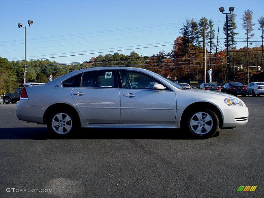 2009 Impala LT - Silver Ice Metallic / Gray photo #2