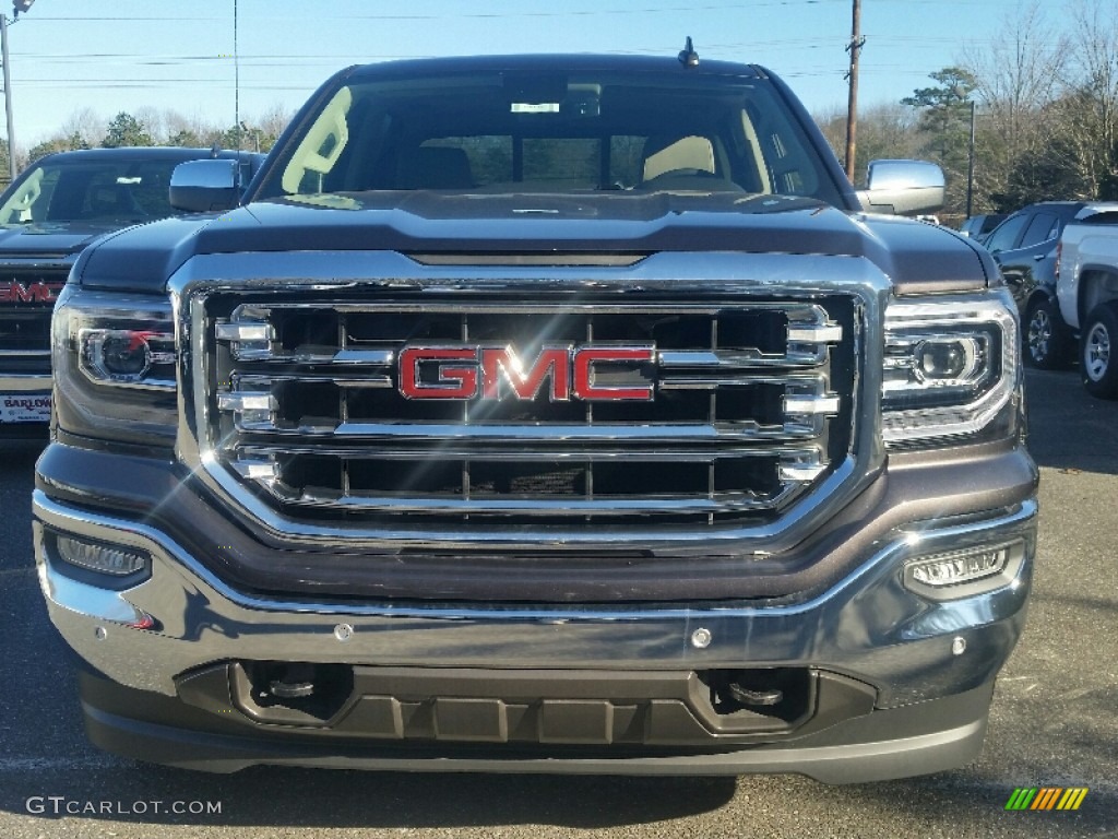 2016 Sierra 1500 SLT Crew Cab 4WD - Iridium Metallic / Cocoa/Dune photo #2