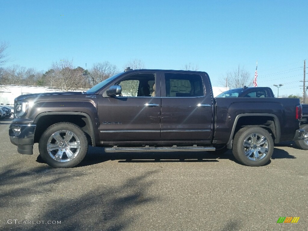 Iridium Metallic 2016 GMC Sierra 1500 SLT Crew Cab 4WD Exterior Photo #109900060