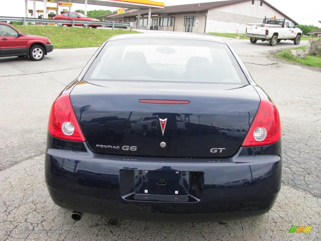 2008 G6 GT Sedan - Midnight Blue Metallic / Ebony Black photo #4
