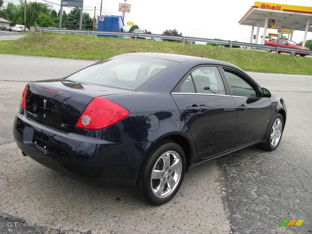 2008 G6 GT Sedan - Midnight Blue Metallic / Ebony Black photo #5
