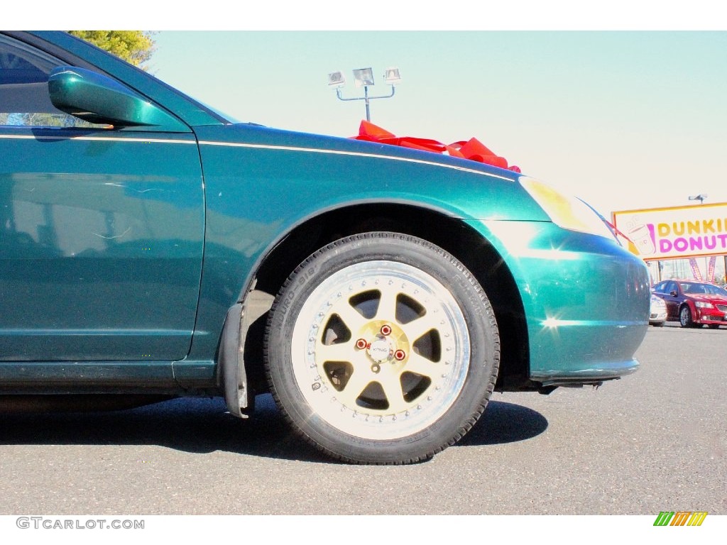 2001 Civic EX Coupe - Clover Green / Beige photo #32